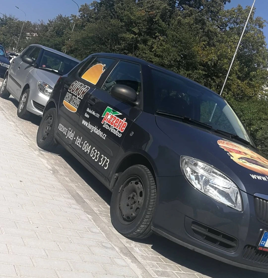 Tato auta rozváží vaše objednávky